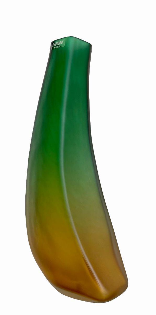 Vaso in vetro di Murano. Produzione BARBINI MURANO
