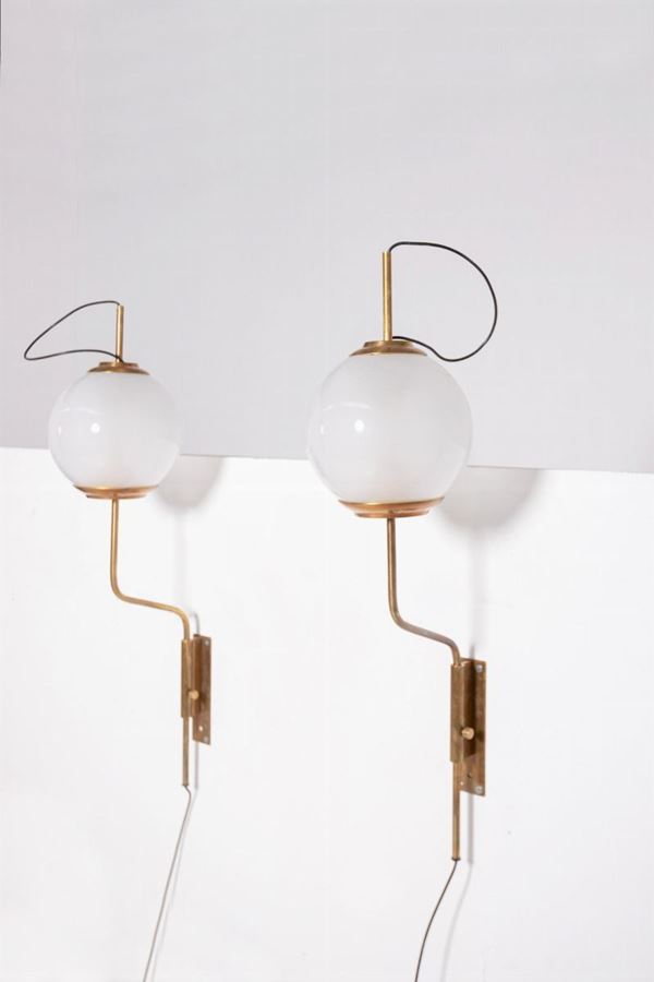 LUIGI CACCIA DOMINIONI - Pair of wall lamps for AZUCENA