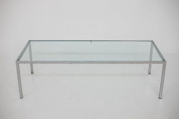 ROSS LITTELL - Chromed iron coffee table for DE PADOVA