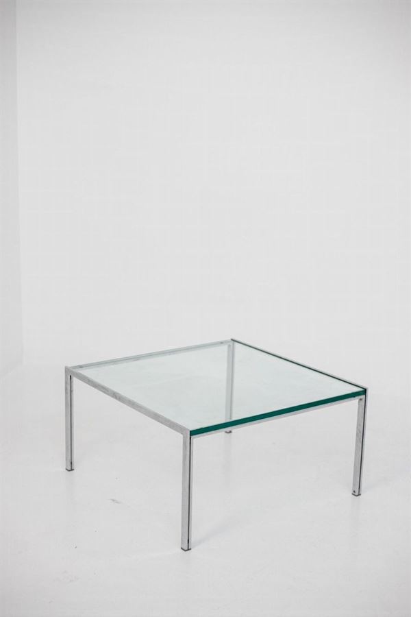 ROSS LITTELL - Luar coffee table in chromed iron for ICF