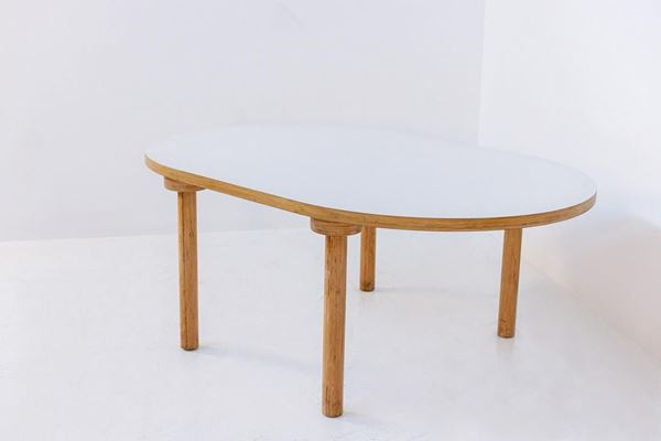 ENZO MARI - Plywood table for DRIADE