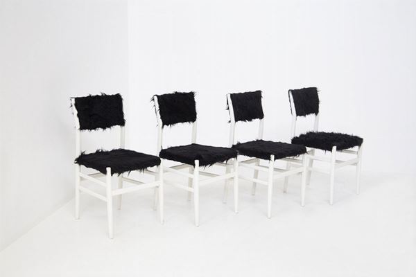 GIO PONTI - Four Leggera chairs