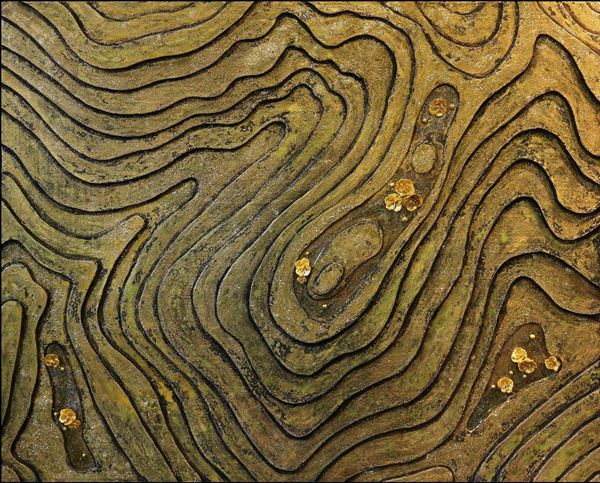 GIOVANNA MALACARNE - Mixed technique on canvas with embossed resins