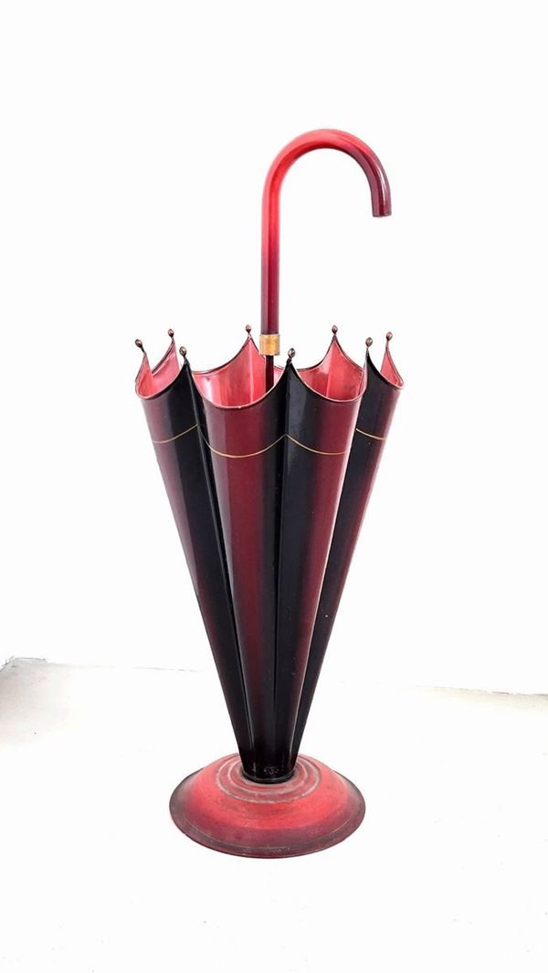 Umbrella stand in painted aluminum