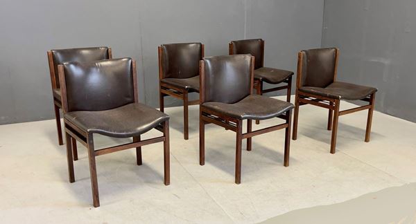 TITO AGNOLI - Six chairs for CINOVA