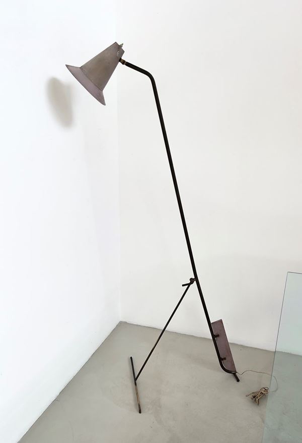 STILNOVO - Rara lampada da terra. Produzione STILNOVO