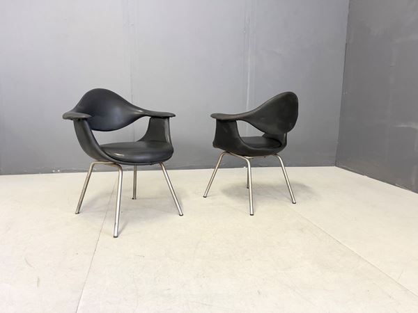 NELSON GEORGE - Pair of armchairs for ICF