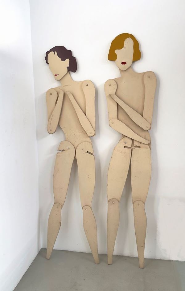 Coppia di manichini 