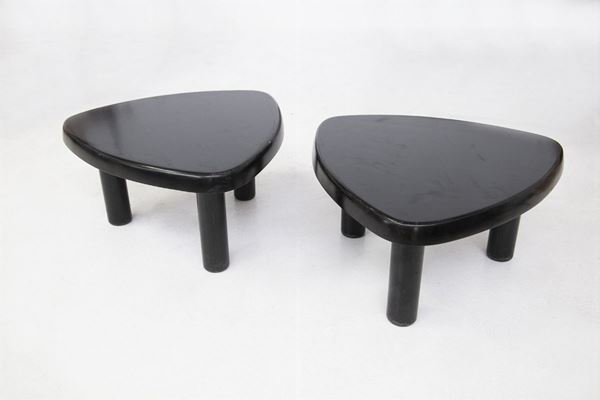 CHARLOTTE PERRIAND - Pair of coffee tables