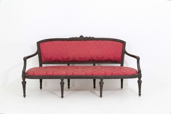 Walnut sofa