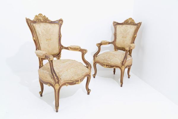 Pair of armchairs