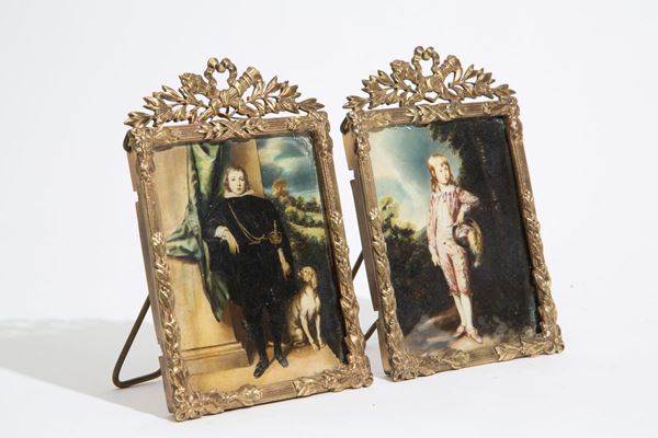 Pair of miniatures