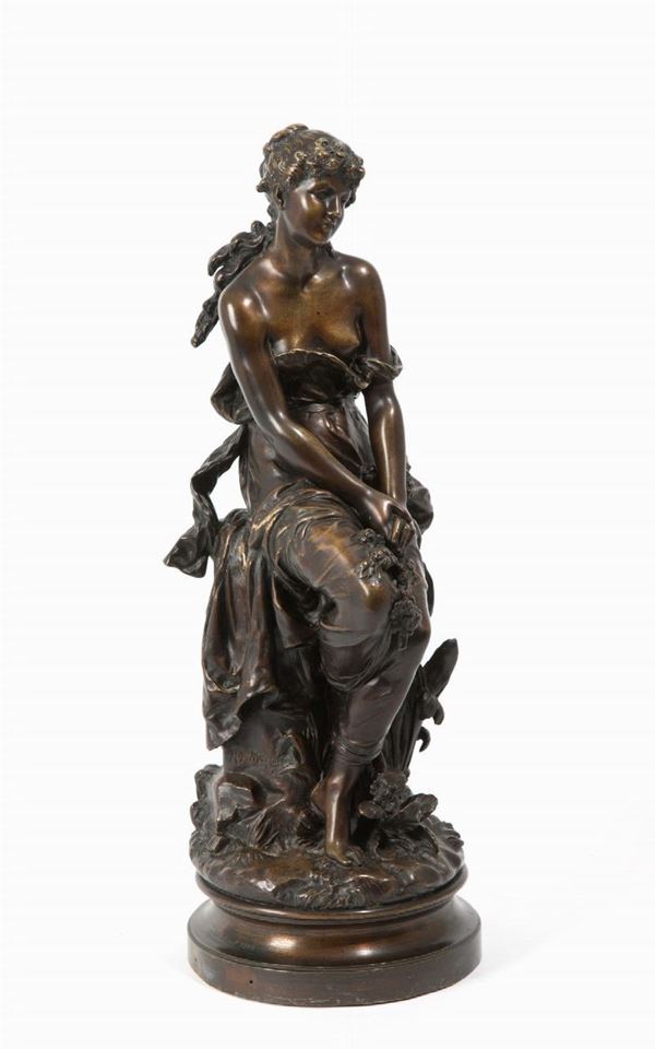 MATHURIN MOREAU - Bronze sculpture