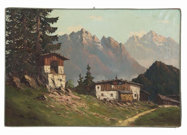 ERNST GREYER - Dipinto olio su tela