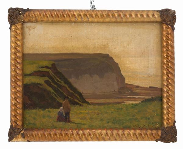 Oil painting on tablet