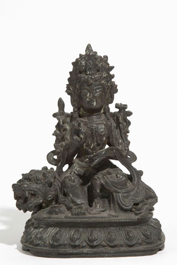 Guanyin sitting on the dragon