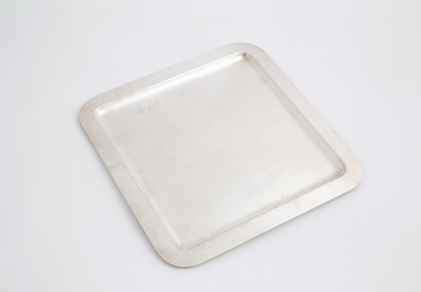 Tray in 800 silver. MIRACOLI