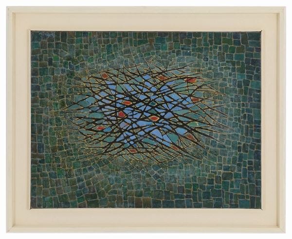 FURIO SANTINI SANFURIO - Oil painting on masonite