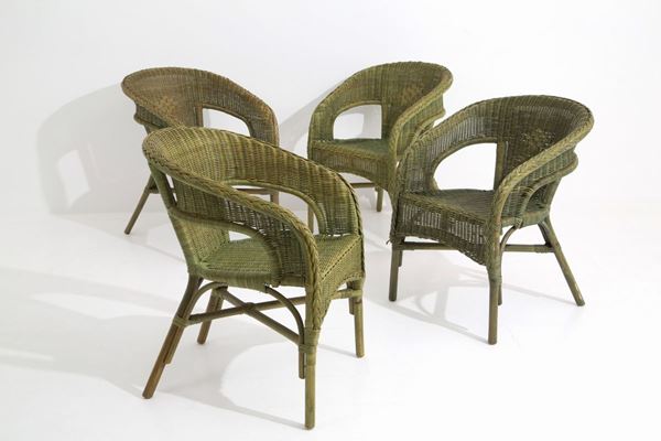 Four armchairs