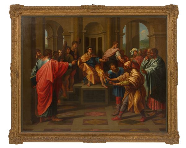 VINCENZO CAMUCCINI - Painting "THE BLINDING OF ELYMAS"