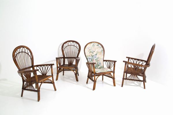 Four armchairs