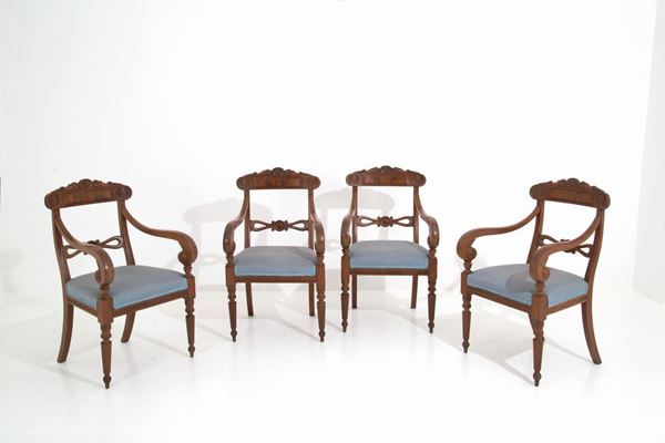 Four armchairs