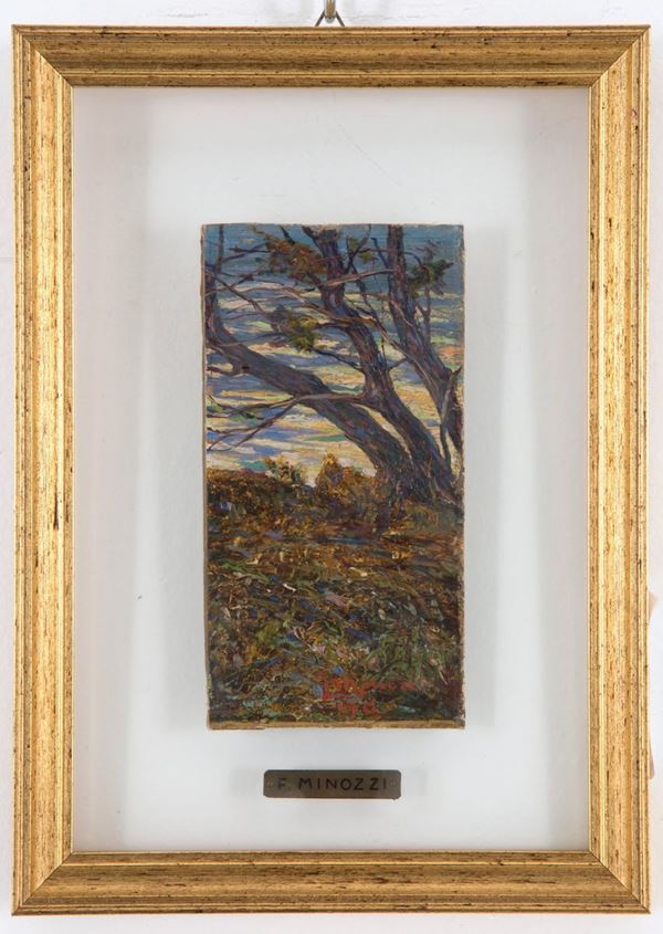 FILIBERTO MINOZZI - Painting "TREES"