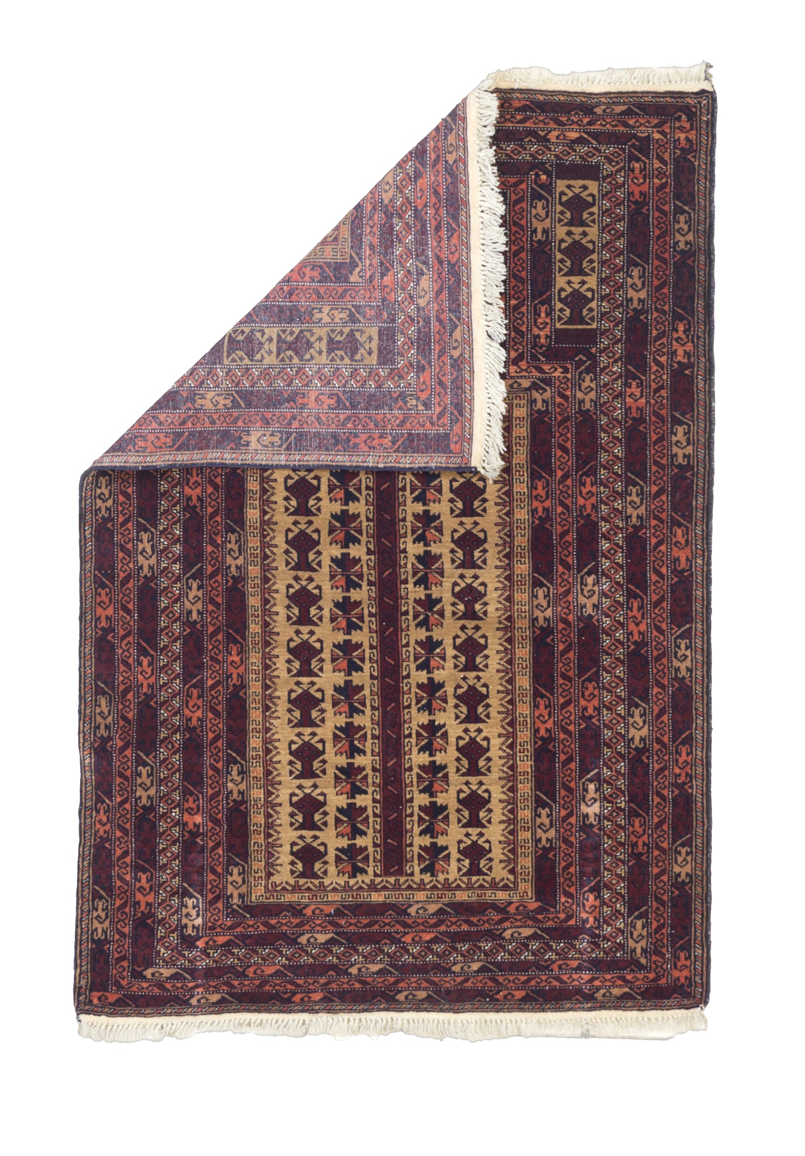 Baluch, Tappeto persiano, fine XX secolo, 135x89 cm ca.