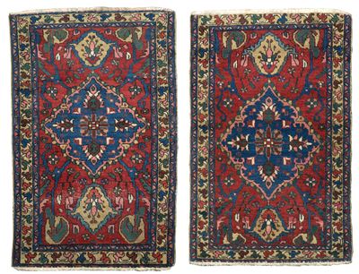 Coppia di Tappeti Khoj. Persia