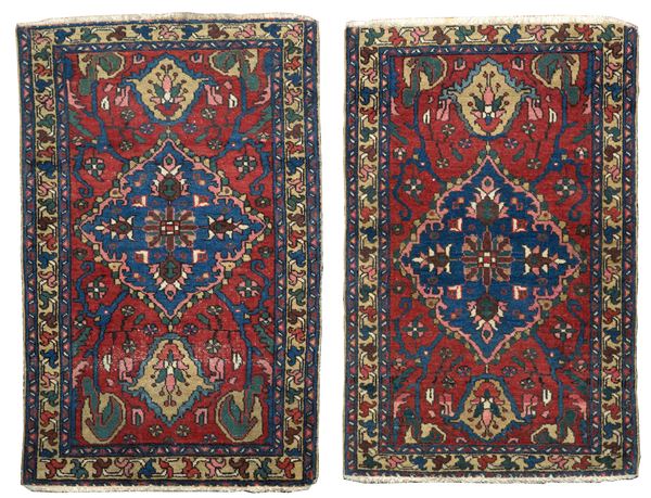 Coppia di tappeti Khoj. Persia