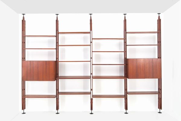 FRANCO  ALBINI - LB7 ceiling bookcase for POGGI PAVIA