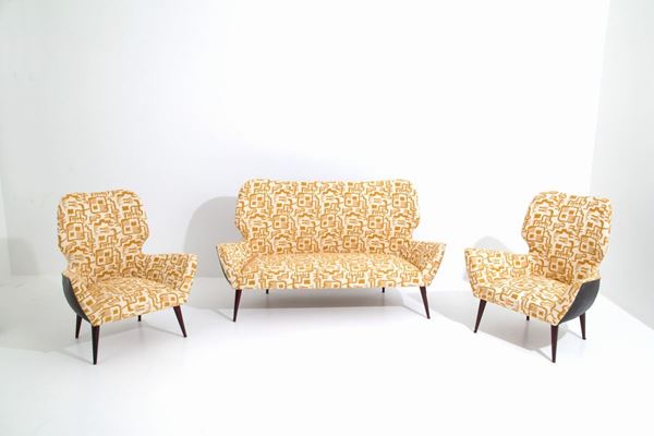 Sofa and two armchairs