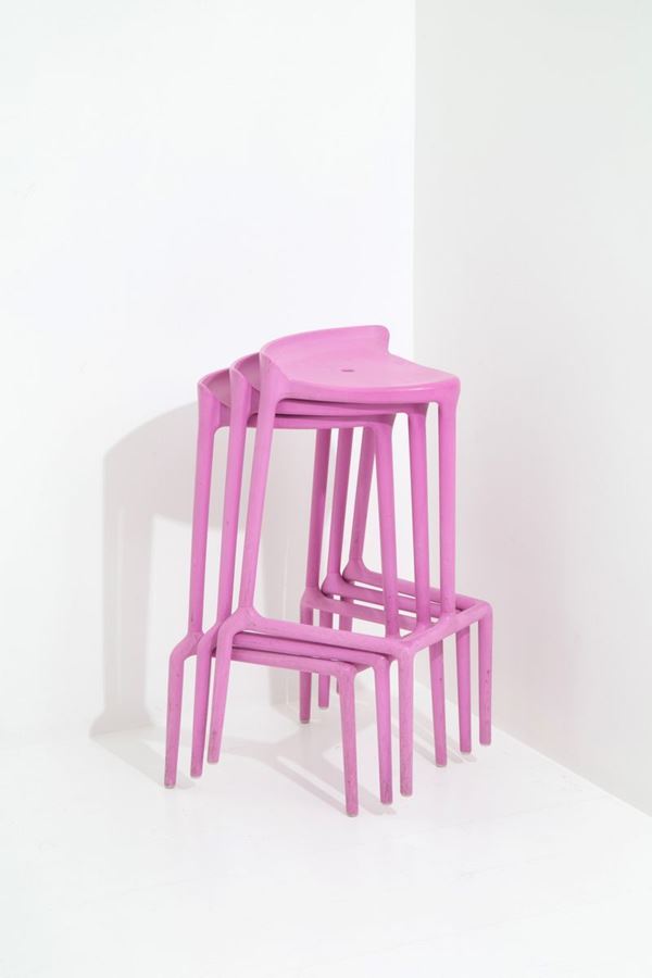 CRISTIAN  GORI - Lilac stools for PEDRALI
