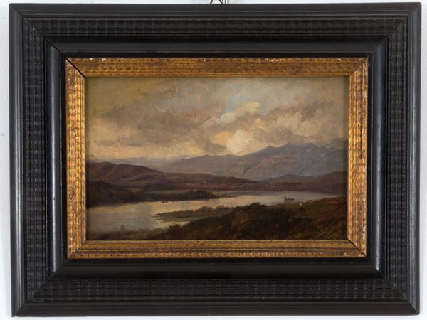 Painting "VIEW OF THE LAKE"