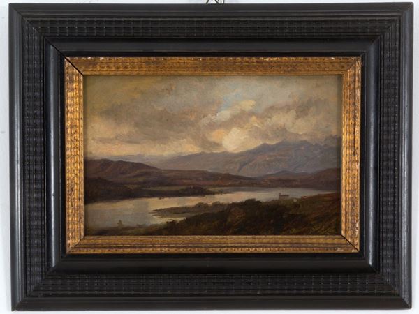 Dipinto "VEDUTA DI LAGO"