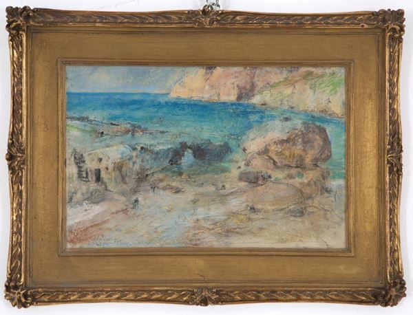 GIUSEPPE CASCIARO - Pastel "MARINA CAPRI"
