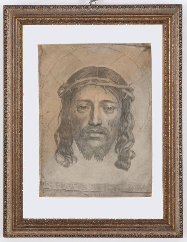Engraving "FACE OF CHRIST"