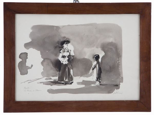 Painting "PRIEST WITH CHILD"