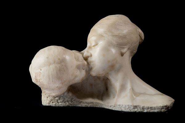 Ezio Ceccarelli - "MATERNAL KISS" sculpture