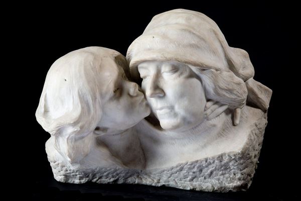 Ezio Ceccarelli - Sculpture "THE NAME DAY OF GRANDMA"