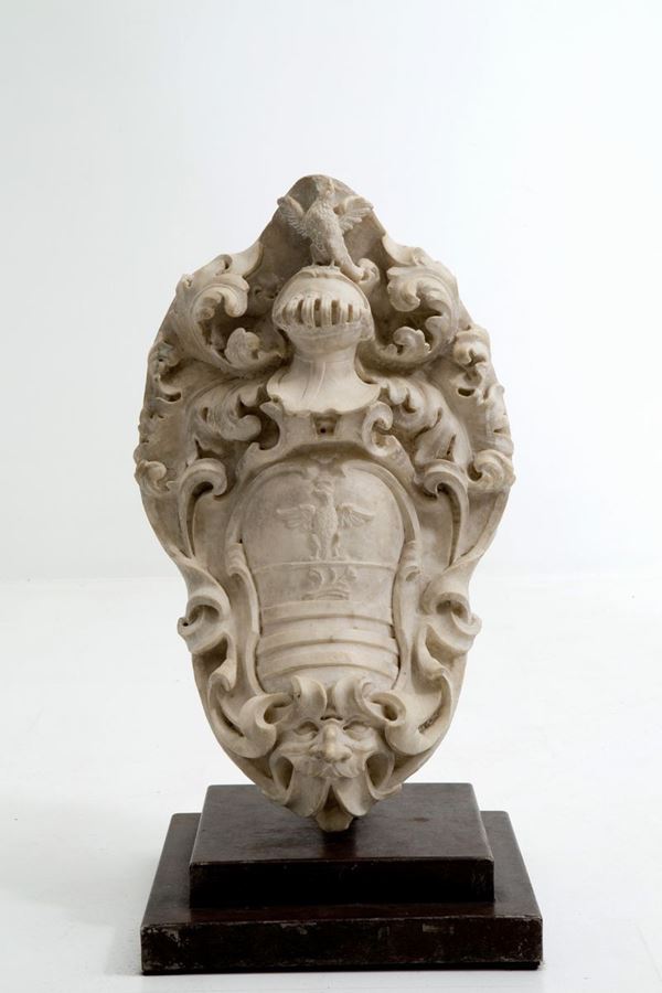 "NOBILIAR COAT OF ARMS" sculpture