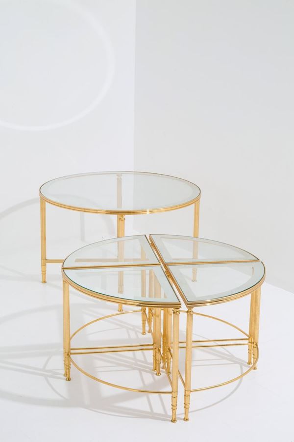 Interlocking tables. MAISON JANSEN