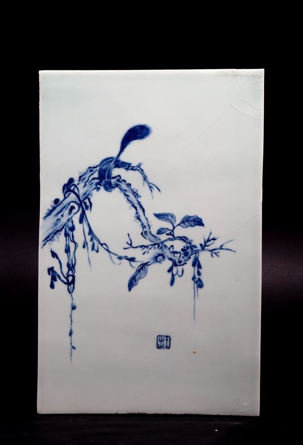 Porcelain plaque