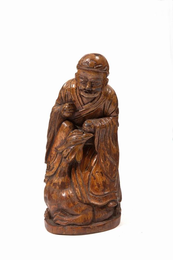Holy Man in bamboo