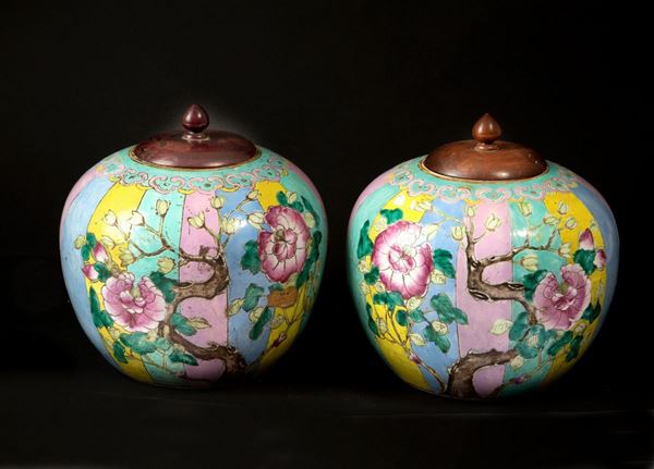 Pair of potiches