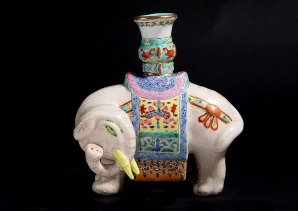 Elephant in porcelain