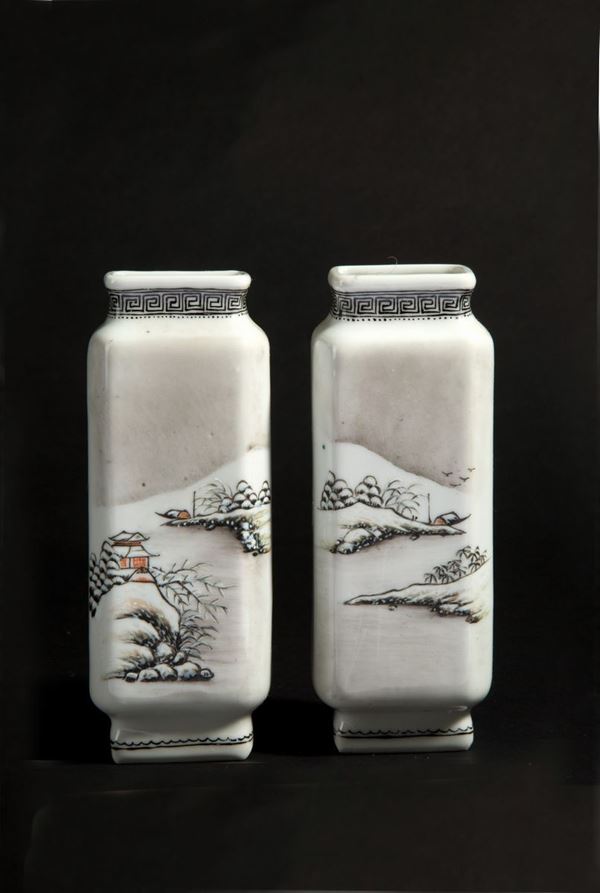 Pair of little vases