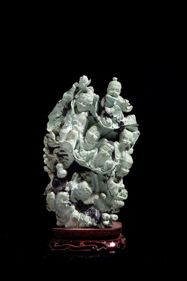 Turquoise sculpture