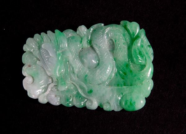 Green jade pendant