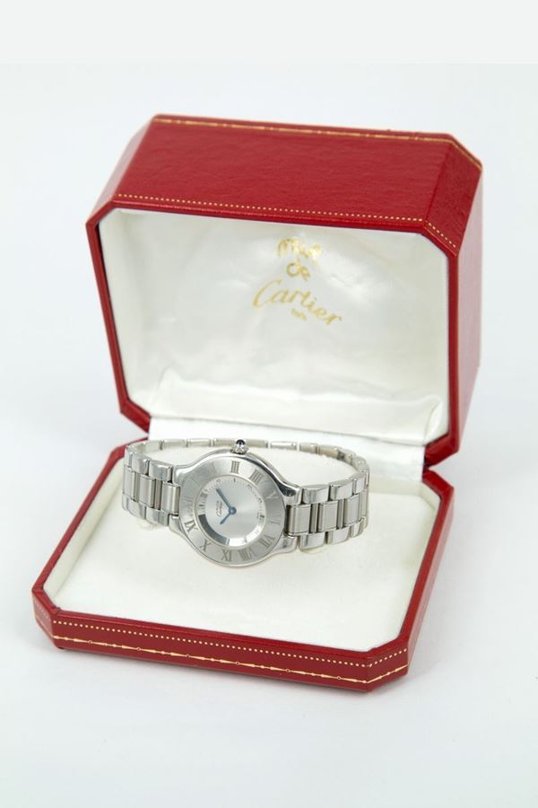 CARTIER Must de Cartier brushed steel